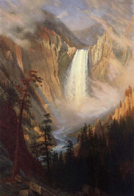 Albert Bierstadt Yellowstone Falls oil painting picture